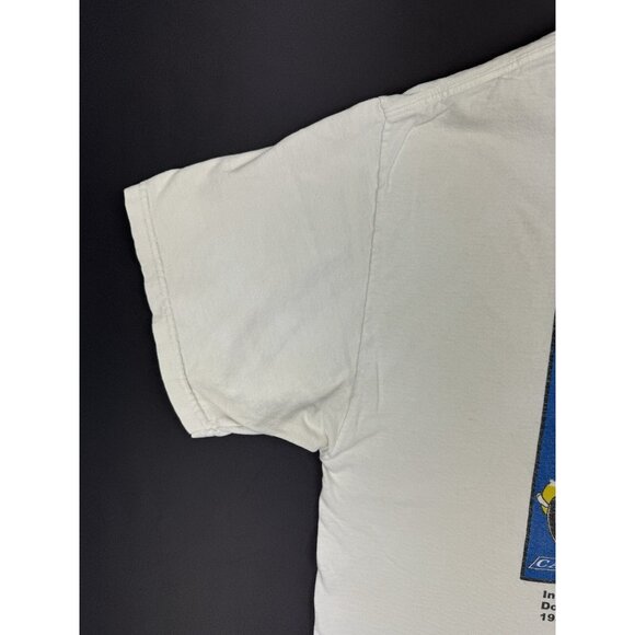 Vintage Y2K Berger All Chevy Show Camaro Car Promo Art Rare Annual XL White Tee - Picture 5 of 16